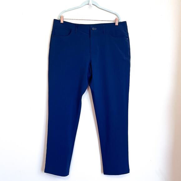 Public Rec Straight Mens Pants Size 38/32 Blue Stretch Performance Athletic Golf - Picture 1 of 7